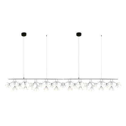 Elegant Long Firefly LED Chandelier - Dimmable & Energy Efficient