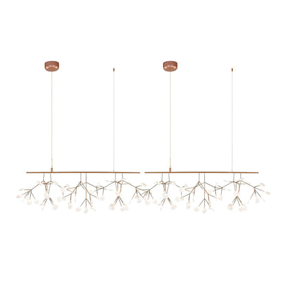 Elegant Long Firefly LED Chandelier - Dimmable & Energy Efficient