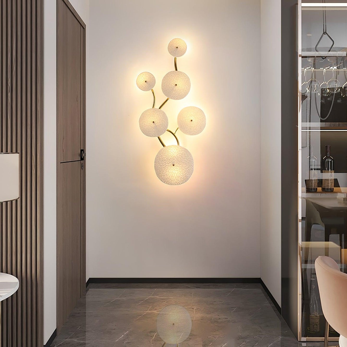 Lotus Petal Wall Lamp - Elegant Design, Energy-Efficient LED Lighting