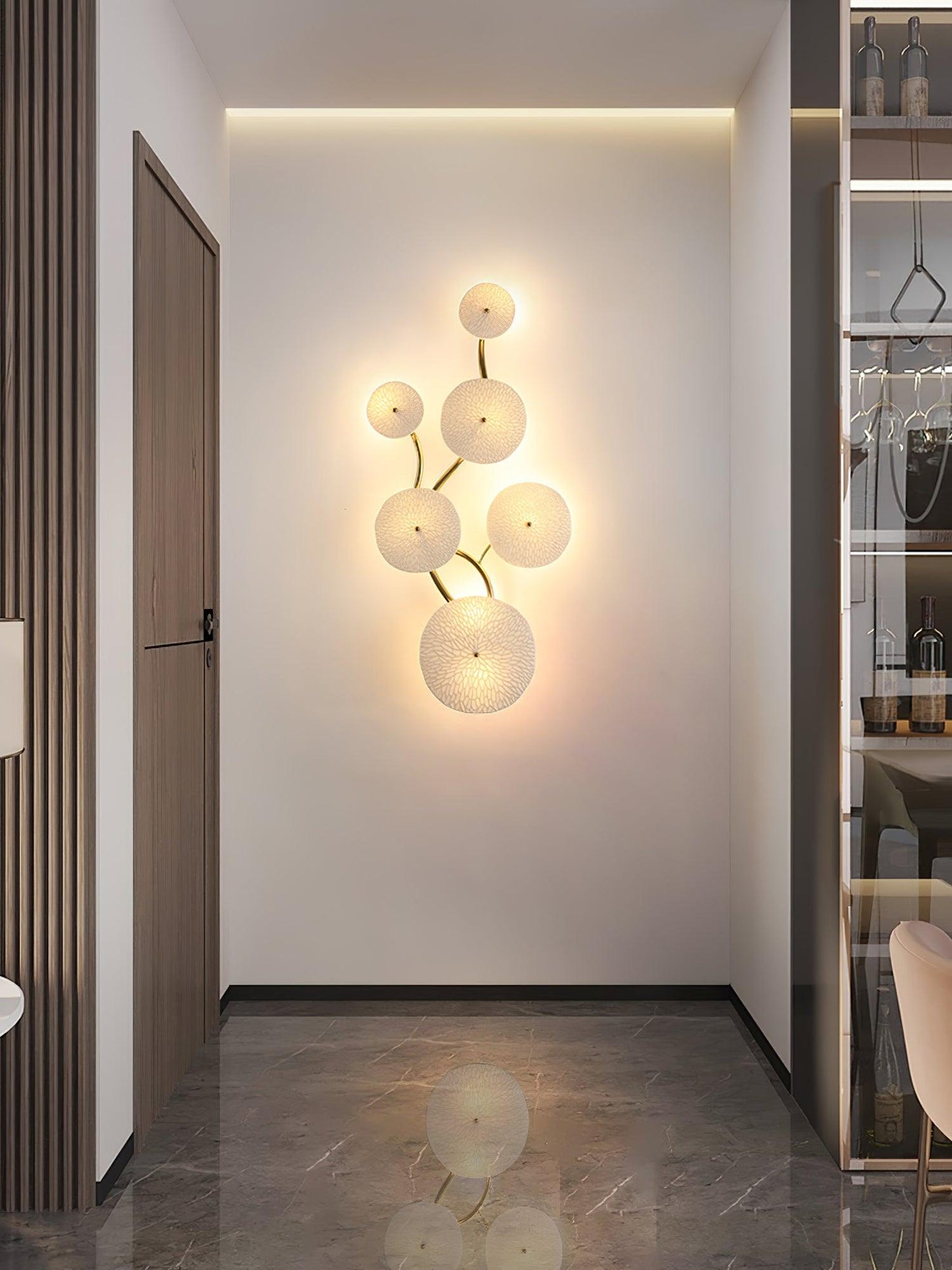 Lotus Petal Wall Lamp - Elegant Design, Energy-Efficient LED Lighting