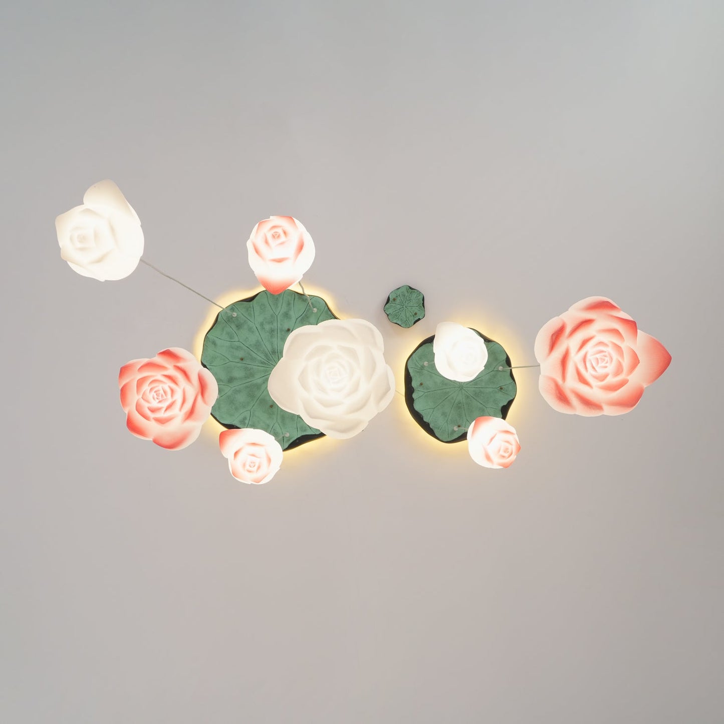 Elegant Lotus Chandelier - Adjustable Brightness & Energy Efficient De