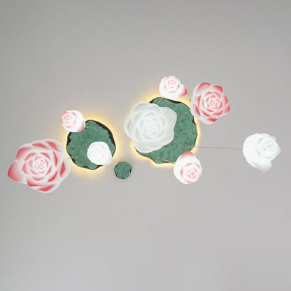 Elegant Lotus Chandelier - Adjustable Brightness & Energy Efficient De