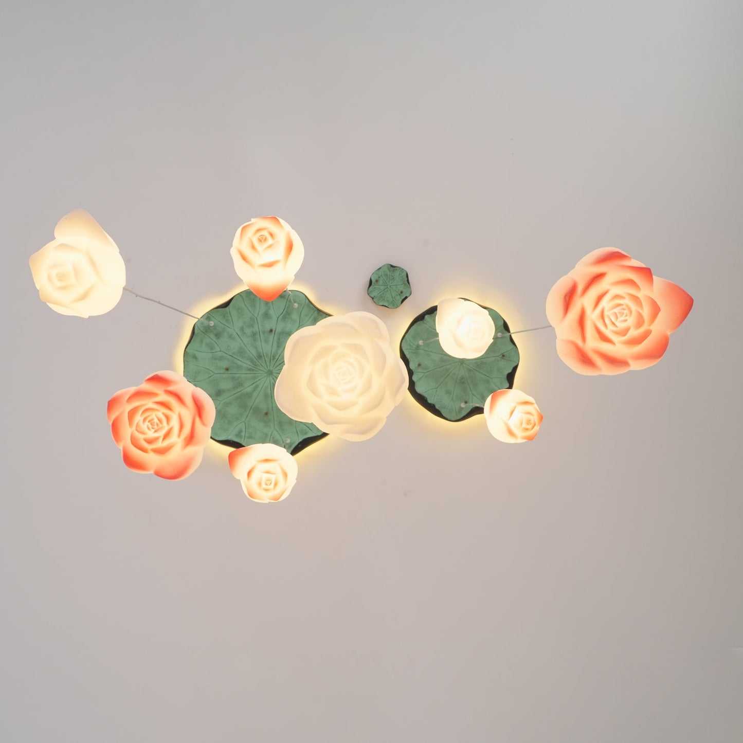 Elegant Lotus Chandelier - Adjustable Brightness & Energy Efficient De