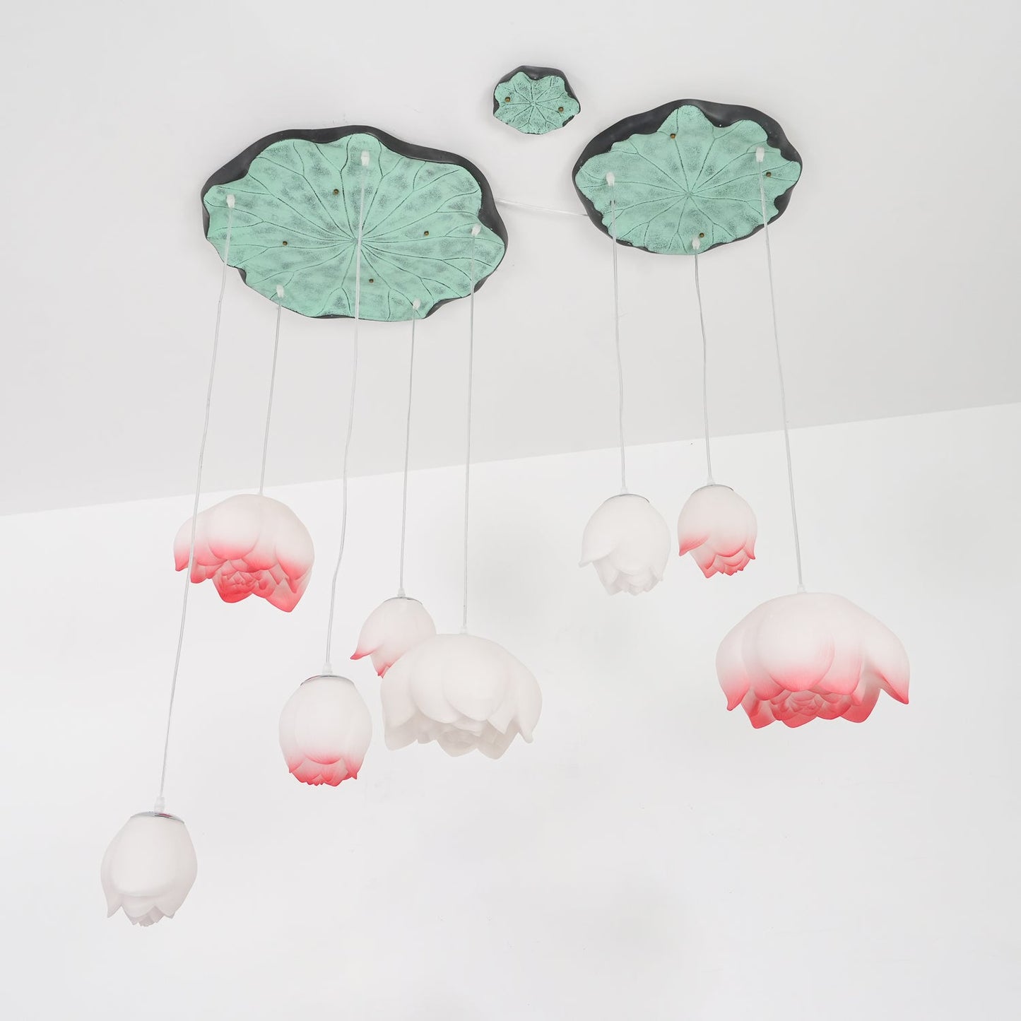 Elegant Lotus Chandelier - Adjustable Brightness & Energy Efficient De