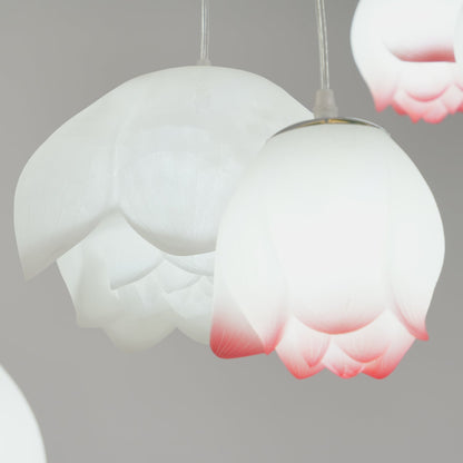 Elegant Lotus Chandelier - Adjustable Brightness & Energy Efficient De