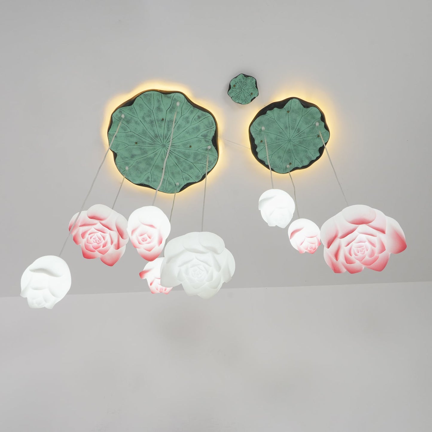 Elegant Lotus Chandelier - Adjustable Brightness & Energy Efficient De