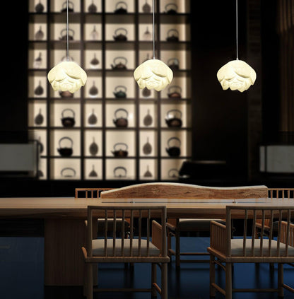 Elegant Lotus Chandelier - Adjustable Brightness & Energy Efficient De