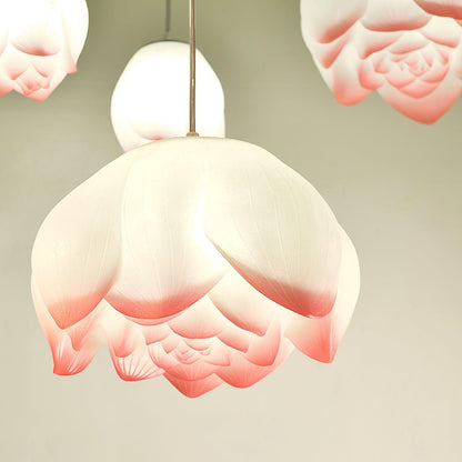 Elegant Lotus Chandelier - Adjustable Brightness & Energy Efficient De
