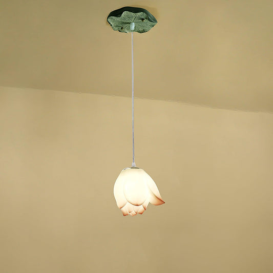 Elegant Lotus Chandelier - Adjustable Brightness & Energy Efficient De