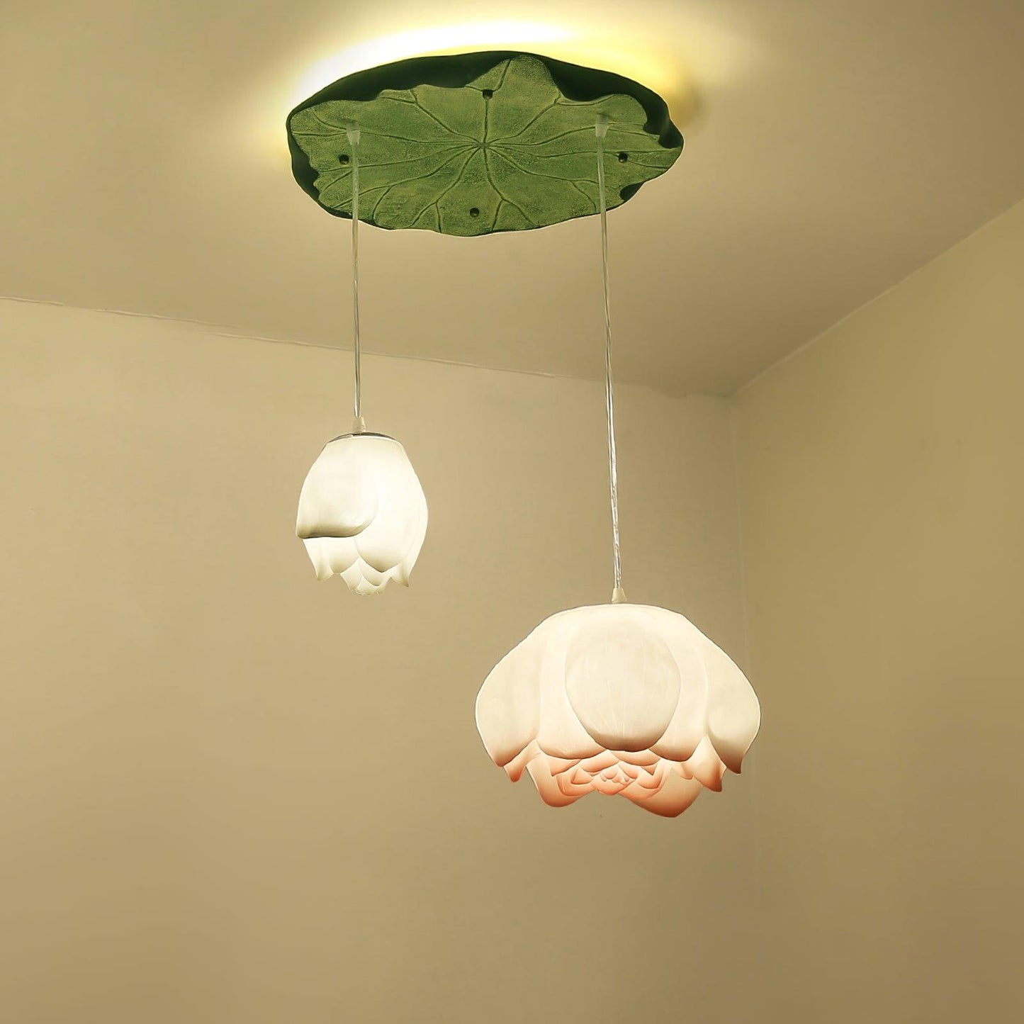 Elegant Lotus Chandelier - Adjustable Brightness & Energy Efficient De
