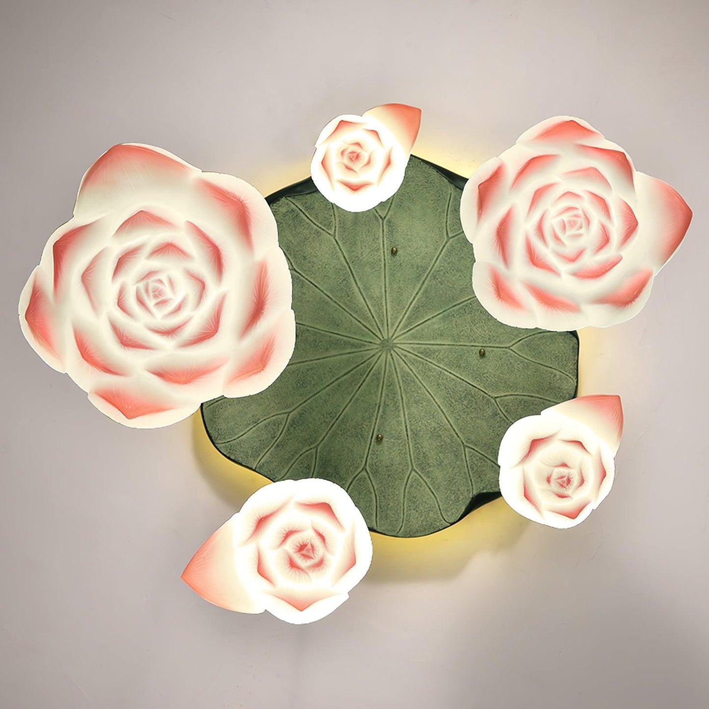 Elegant Lotus Chandelier - Adjustable Brightness & Energy Efficient De