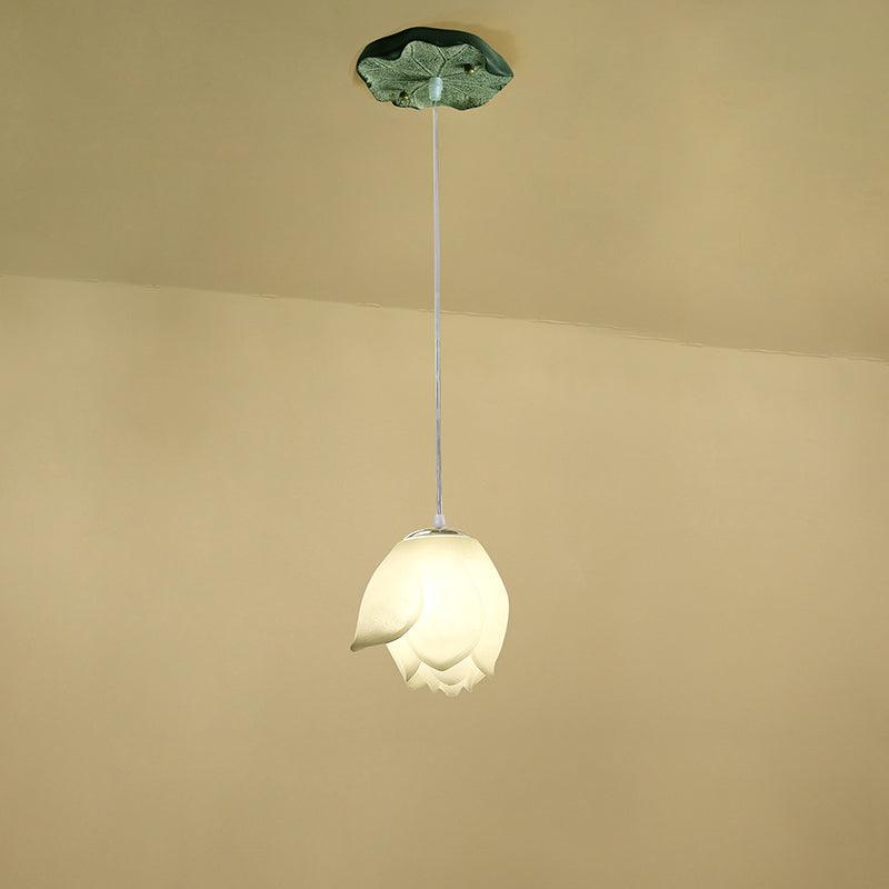 Elegant Lotus Chandelier - Adjustable Brightness & Energy Efficient De
