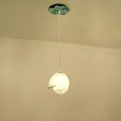 Elegant Lotus Chandelier - Adjustable Brightness & Energy Efficient De