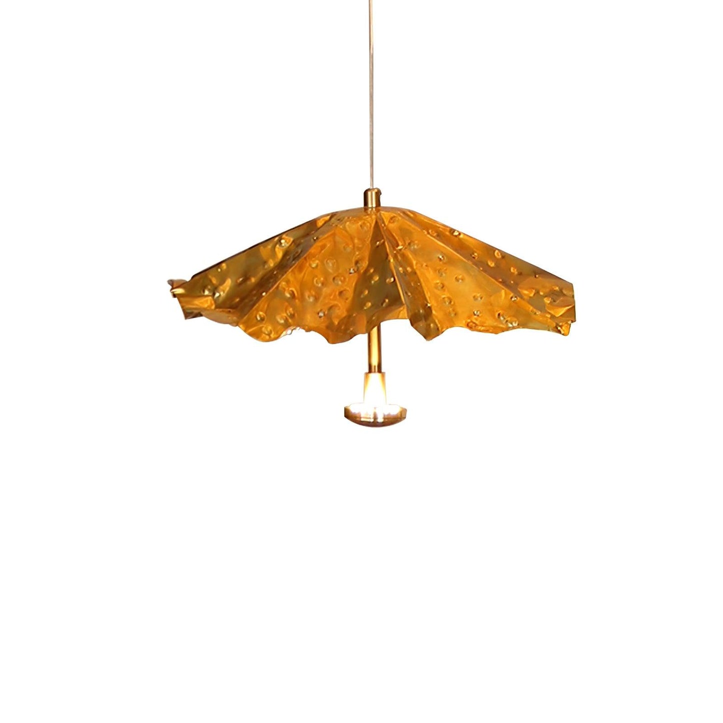 Elegant Livra Leaf Chandelier - Adjustable Height, LED Compatible