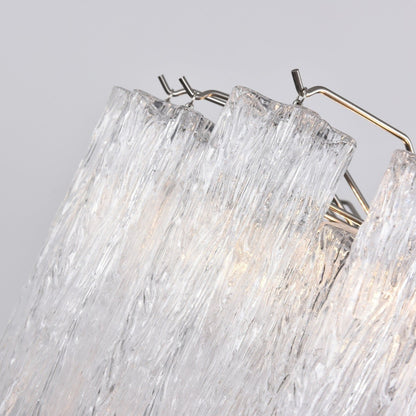Lucente Glass Chandelier - Elegant Design with Adjustable Height & LED