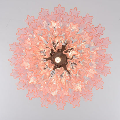 Lucente Rosa Crystal Chandelier - Elegant Design, Adjustable Height