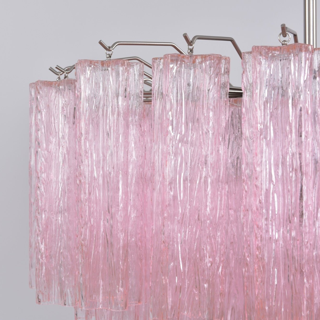 Lucente Rosa Crystal Chandelier - Elegant Design, Adjustable Height