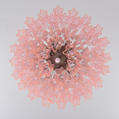 Lucente Rosa Crystal Chandelier - Elegant Design, Adjustable Height