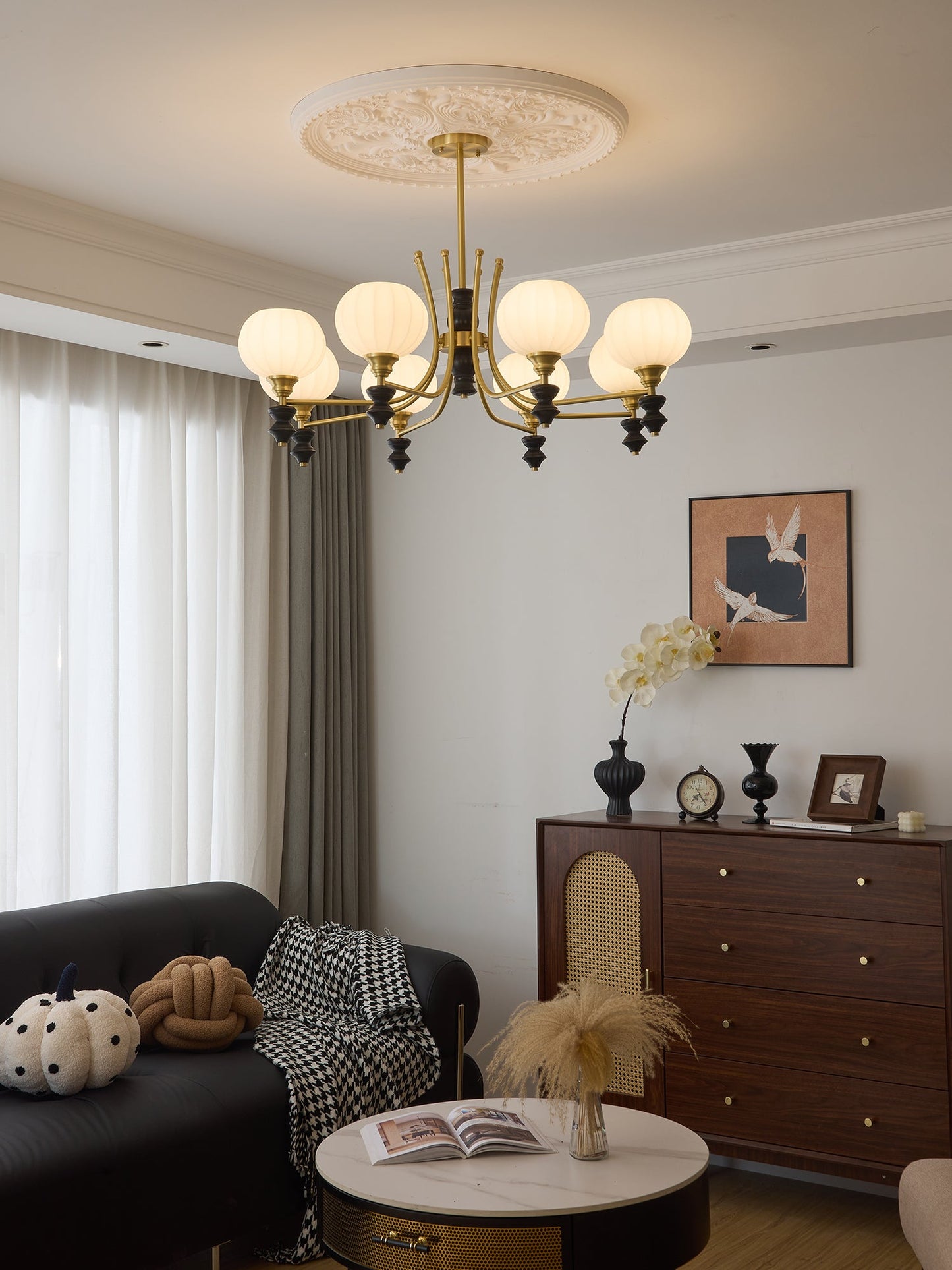 Lucerna Royale Crystal Chandelier - Elegant Design with Adjustable Hei