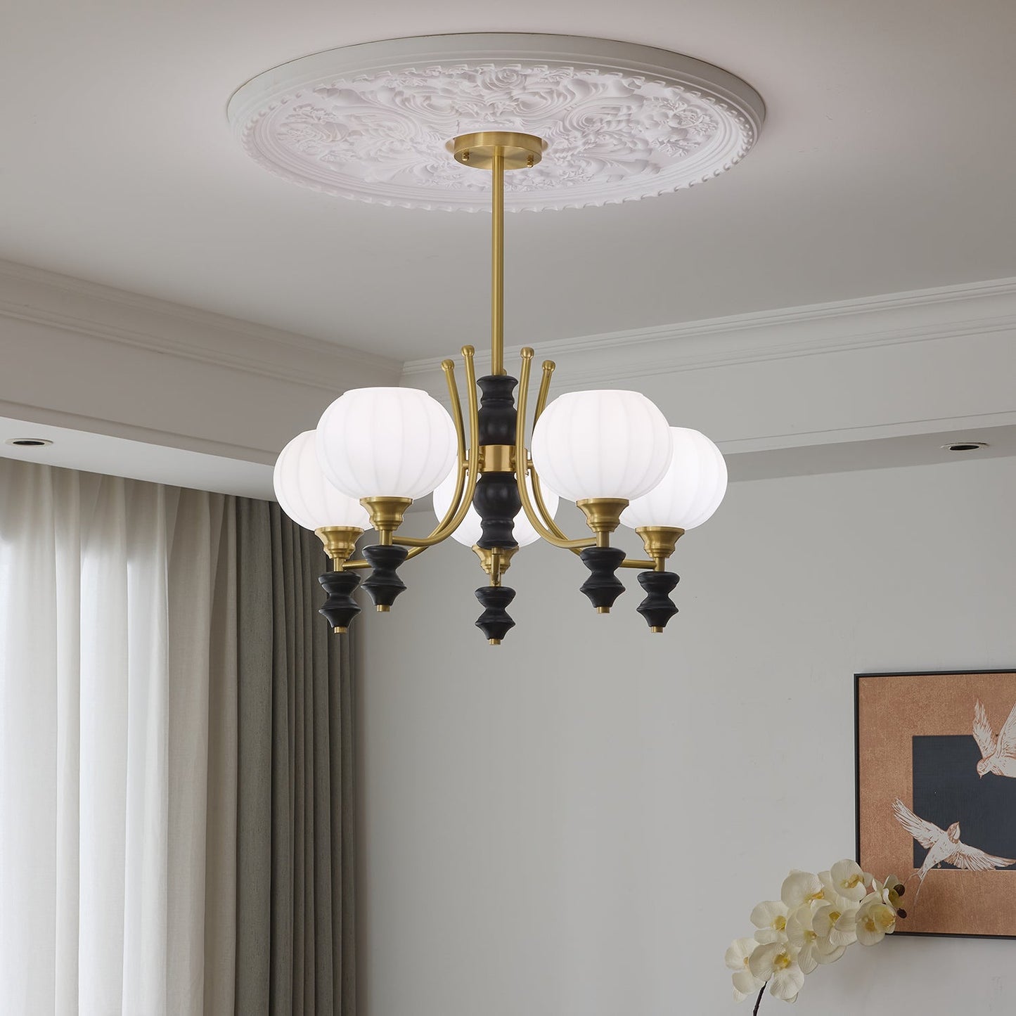Lucerna Royale Crystal Chandelier - Elegant Design with Adjustable Hei