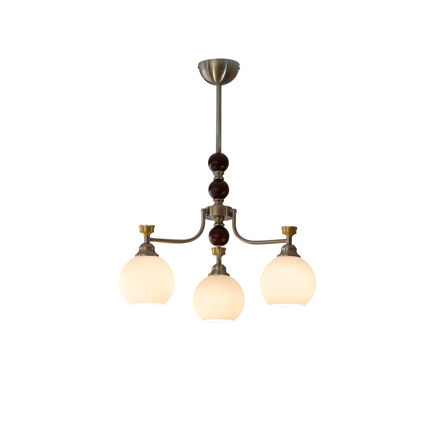 Lucienne Orb Chandelier - Elegant Design with Adjustable Height & Dimm
