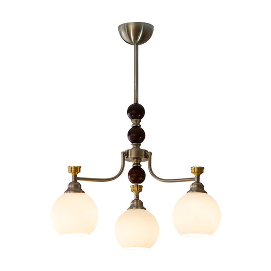 Lucienne Orb Chandelier - Elegant Design with Adjustable Height & Dimm