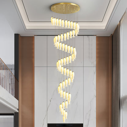 Luma Flora Stairs Chandelier - Elegant Design with Adjustable Brightne