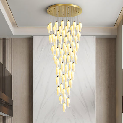 Luma Flora Stairs Chandelier - Elegant Design with Adjustable Brightne