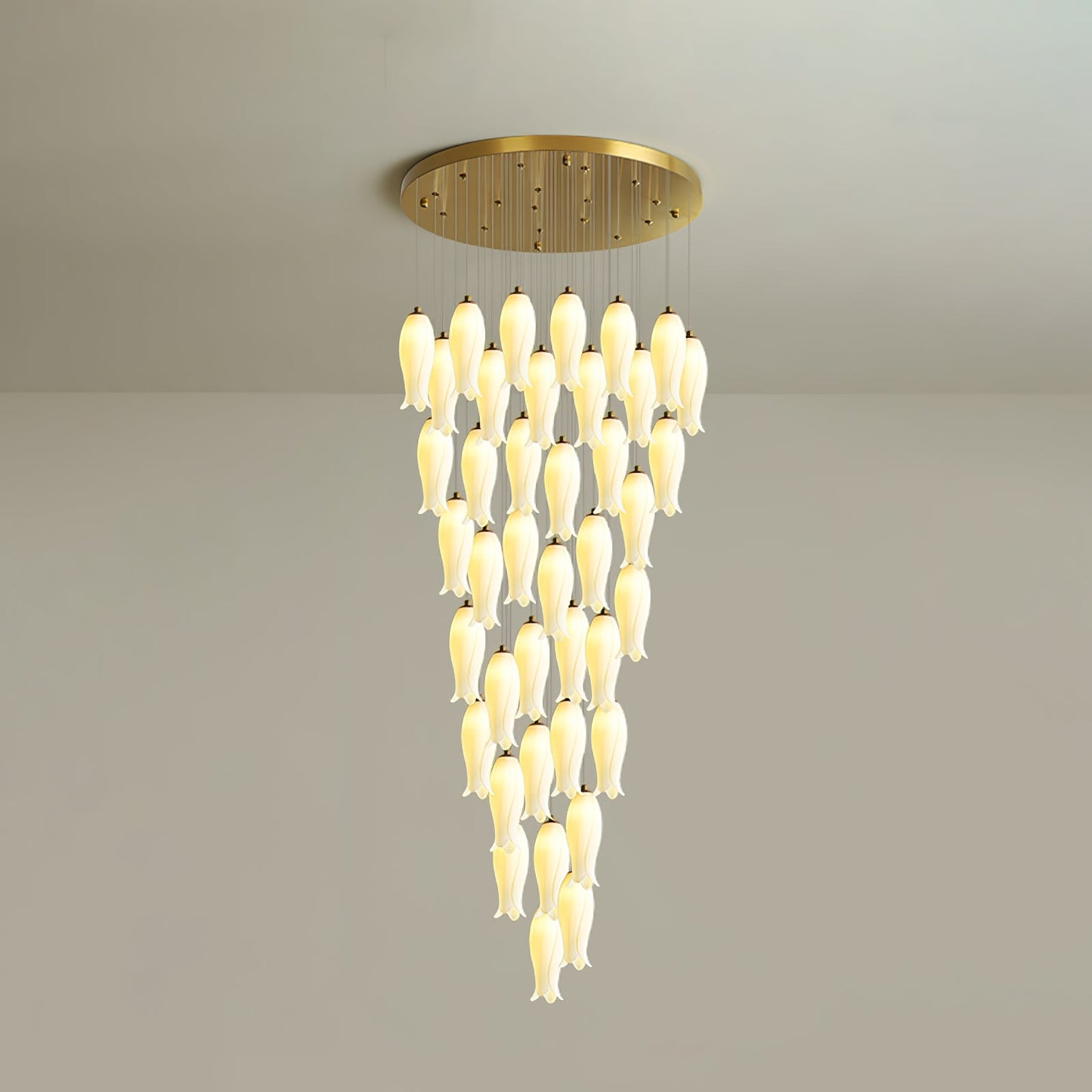 Luma Flora Stairs Chandelier - Elegant Design with Adjustable Brightne