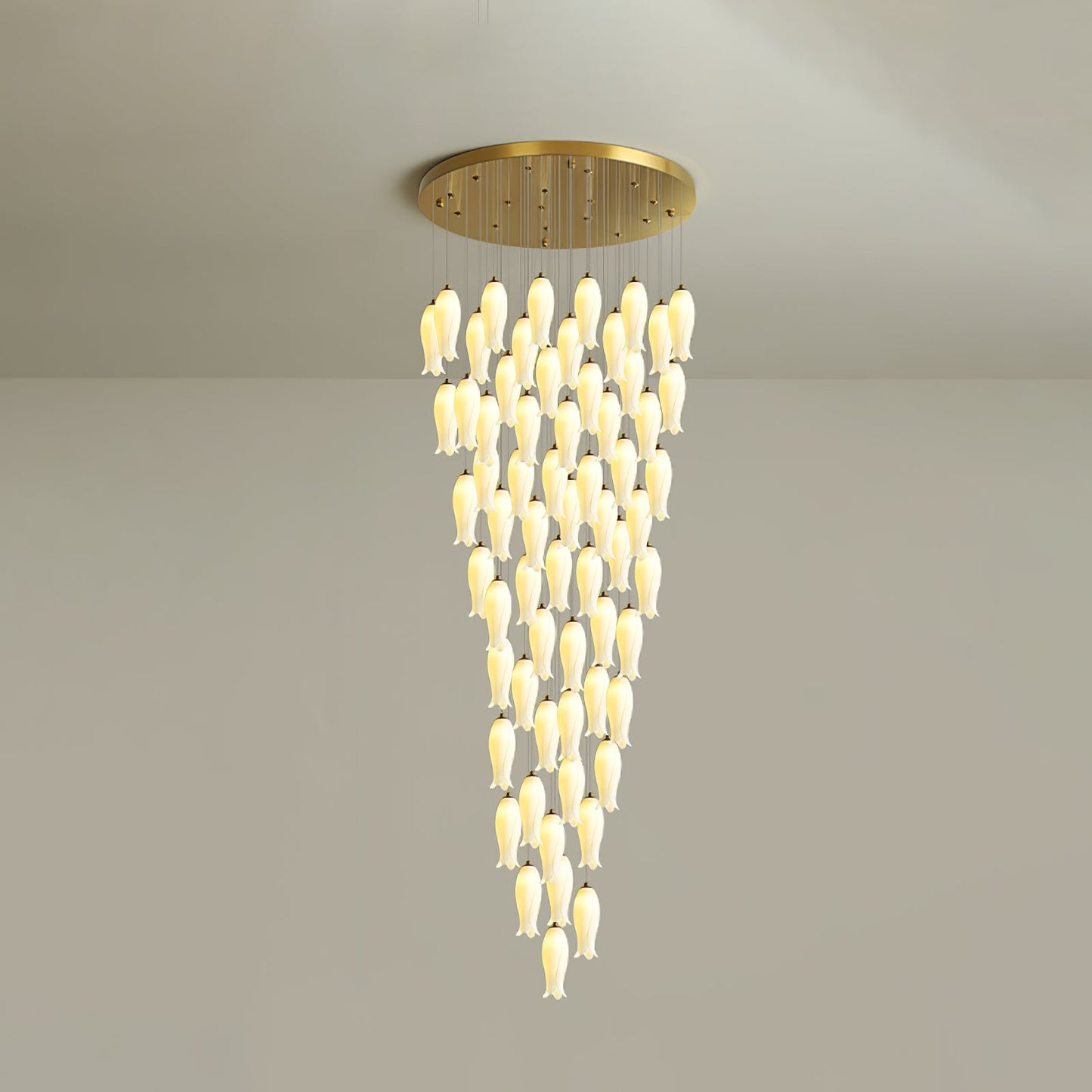 Luma Flora Stairs Chandelier - Elegant Design with Adjustable Brightne