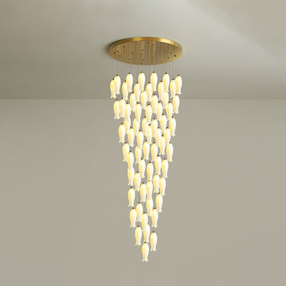 Luma Flora Stairs Chandelier - Elegant Design with Adjustable Brightne