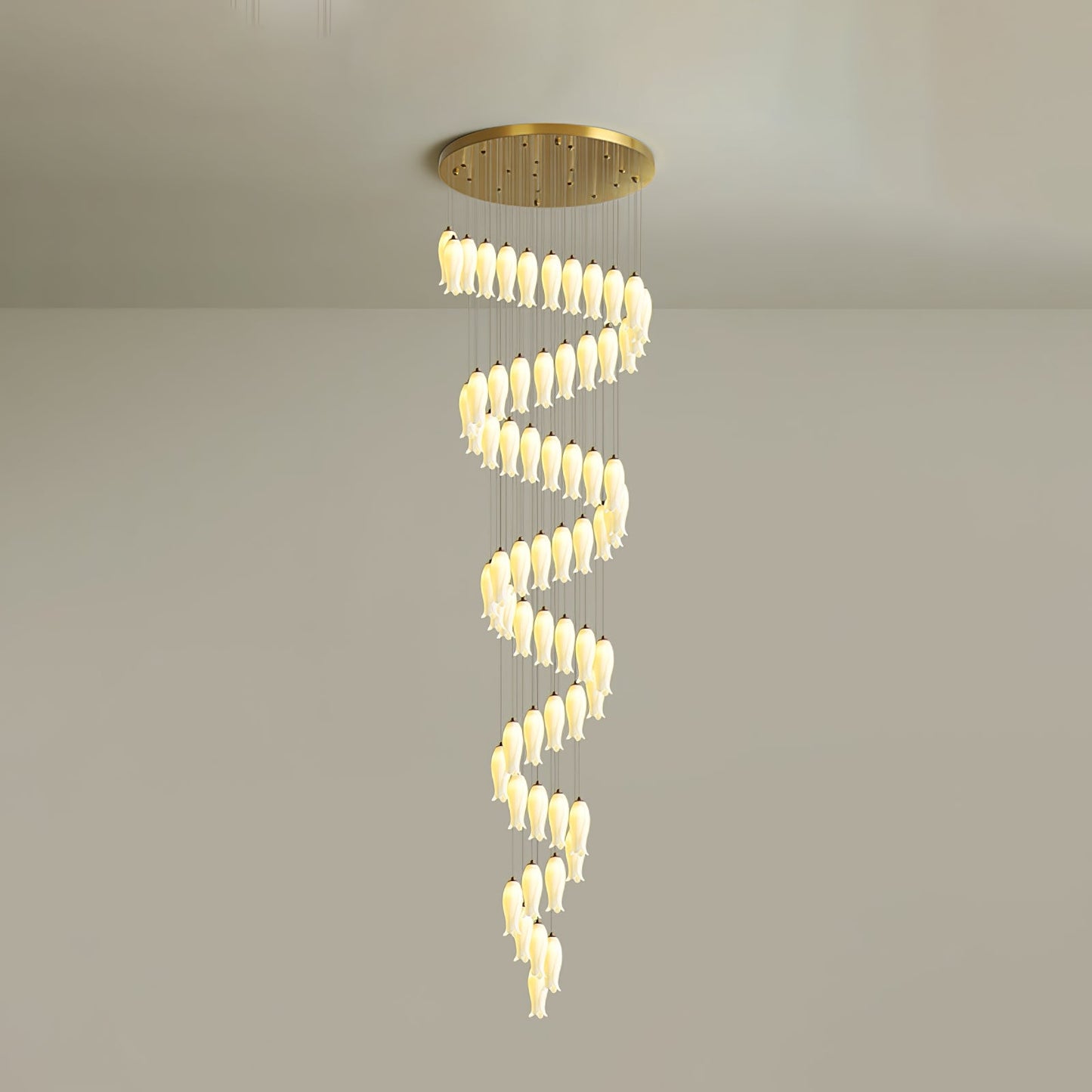 Luma Flora Stairs Chandelier - Elegant Design with Adjustable Brightne