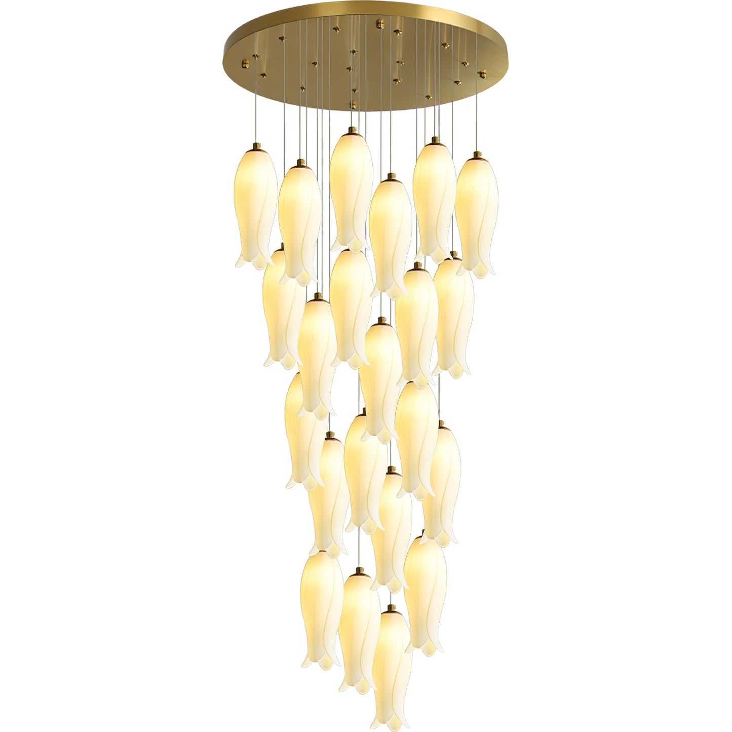 Luma Flora Stairs Chandelier - Elegant Design with Adjustable Brightne