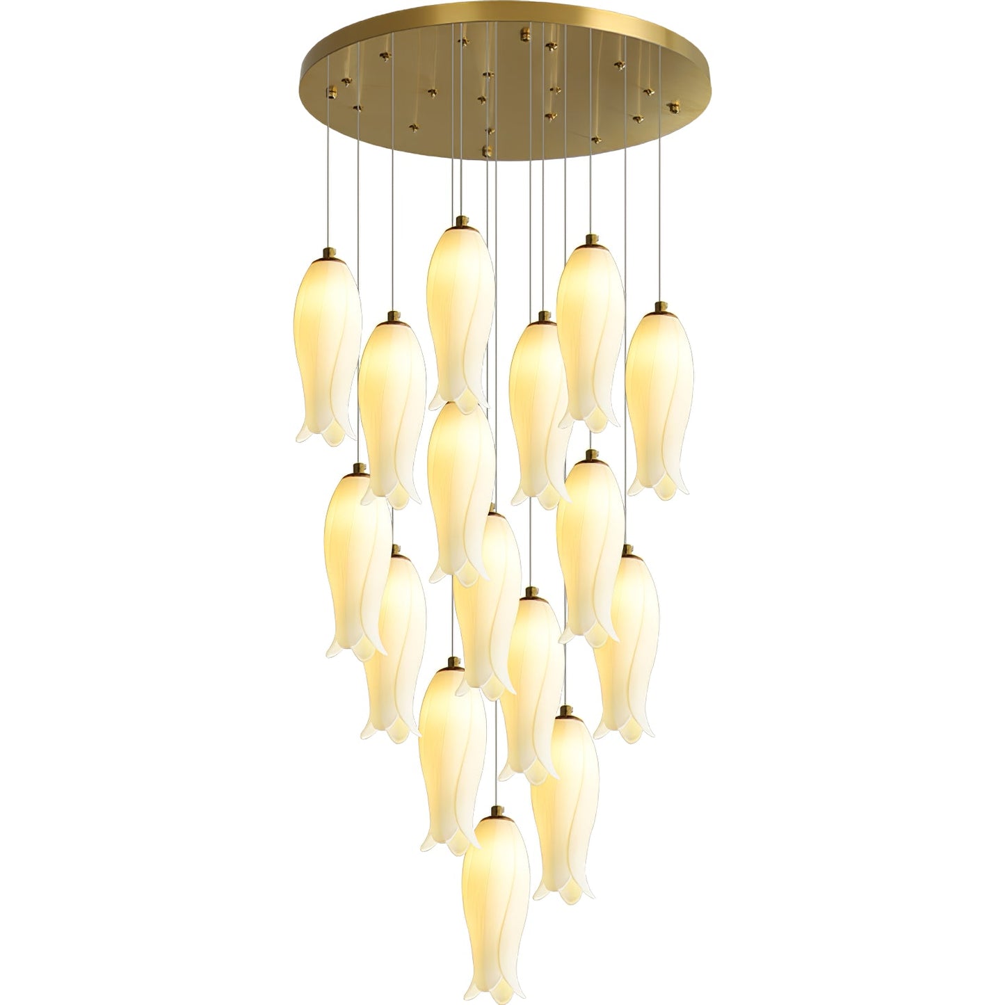 Luma Flora Stairs Chandelier - Elegant Design with Adjustable Brightne