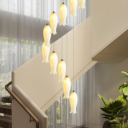 Luma Flora Stairs Chandelier - Elegant Design with Adjustable Brightne