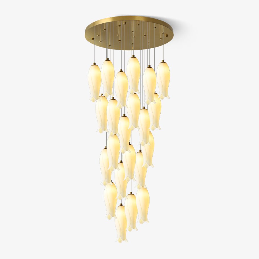Luma Flora Stairs Chandelier - Elegant Design with Adjustable Brightne
