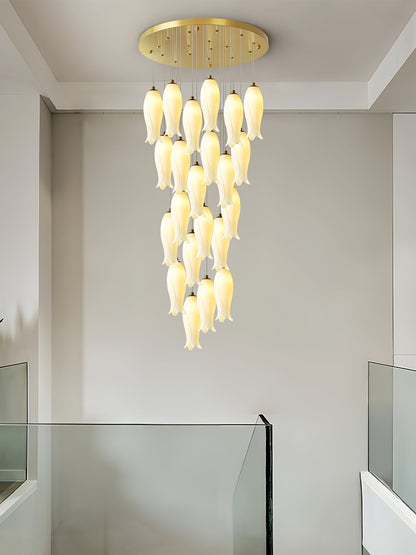 Luma Flora Stairs Chandelier - Elegant Design with Adjustable Brightne