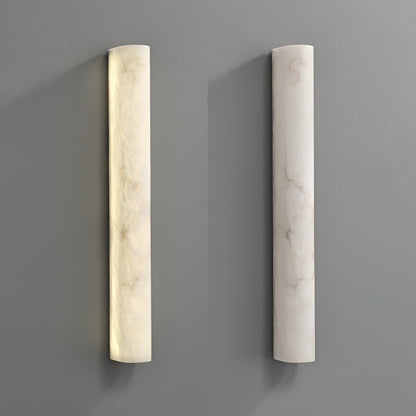 Luminara Alabaster Wall Sconce - Dimmable LED, Elegant Design