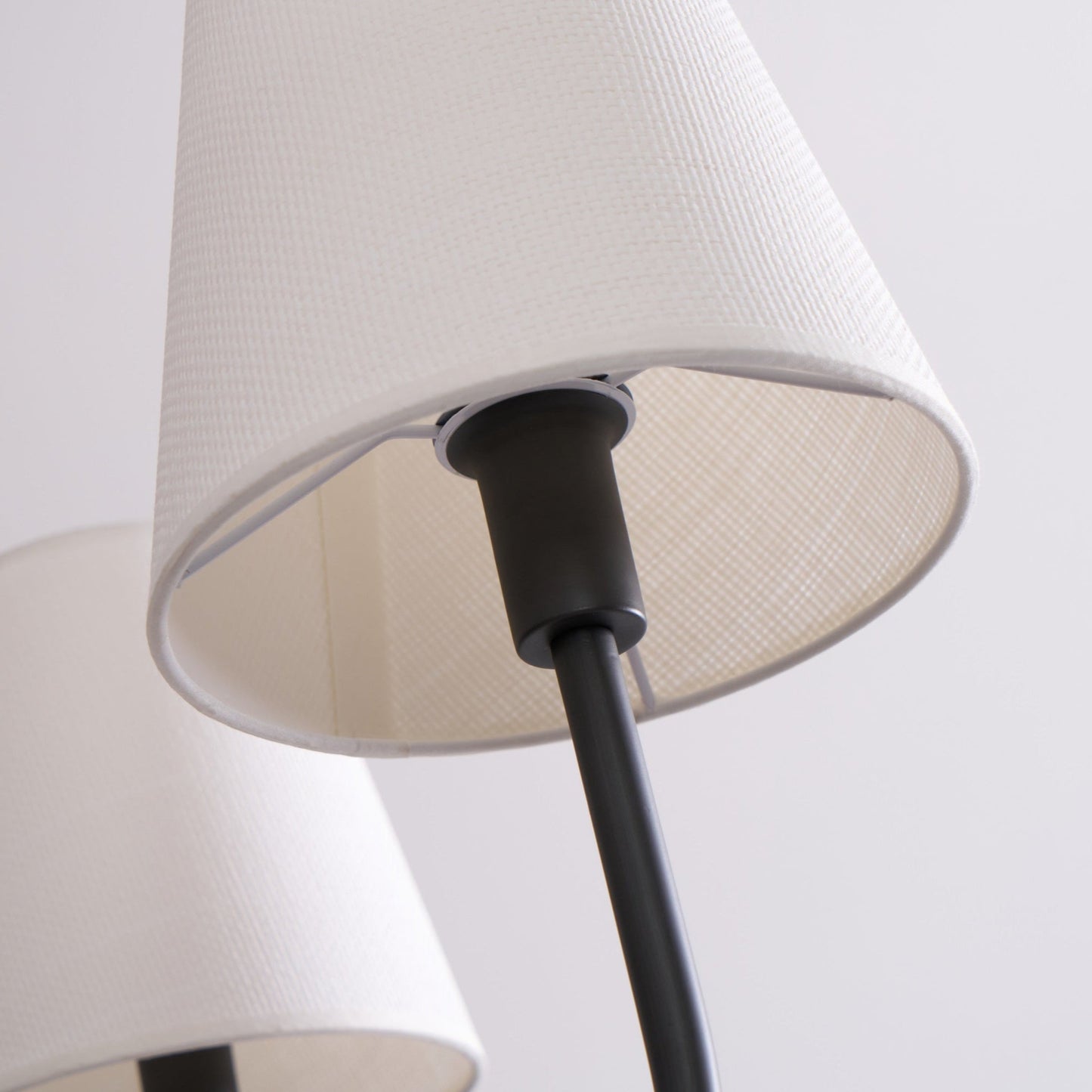Lumos Black Chandelier - Elegant Design with Adjustable Height & LED L