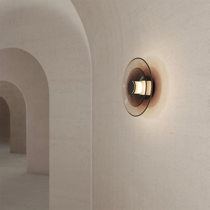 Luna A Disc Sconce - Modern Wall Light with Adjustable Brightness