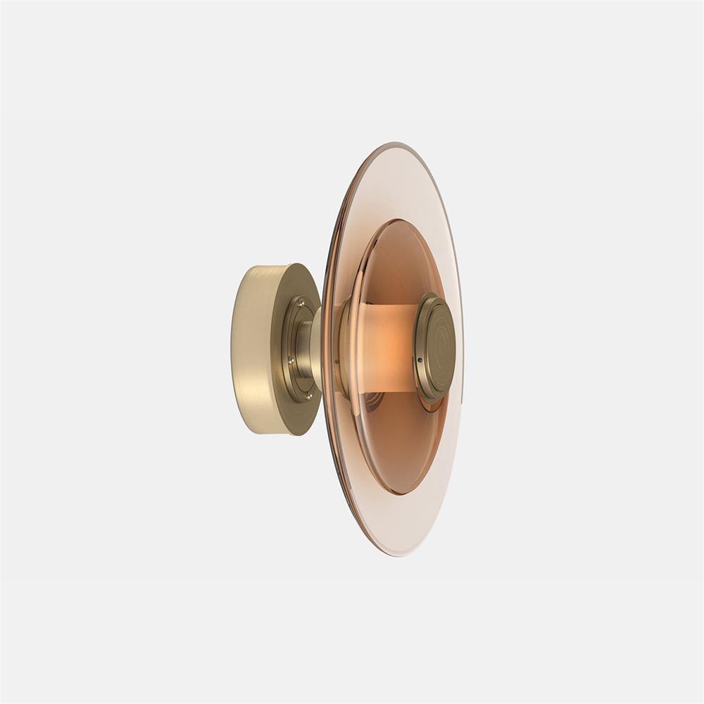 Luna A Disc Sconce - Modern Wall Light with Adjustable Brightness
