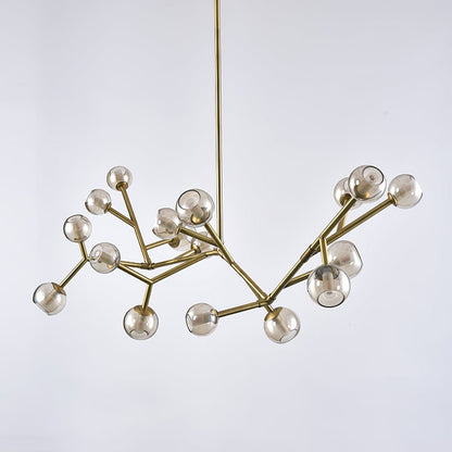 Lunaris Branch Chandelier - Modern Design, Adjustable Brightness