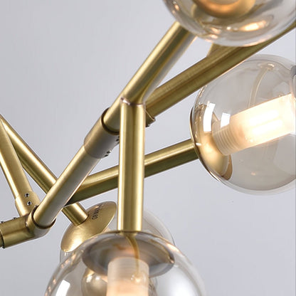 Lunaris Branch Chandelier - Modern Design, Adjustable Brightness