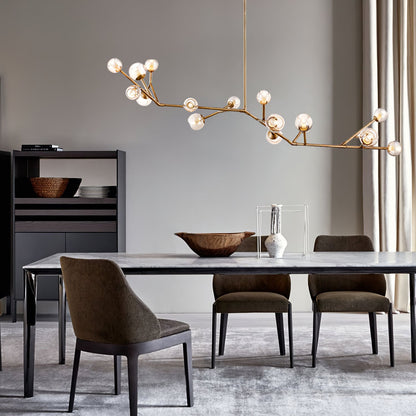 Lunaris Branch Chandelier - Modern Design, Adjustable Brightness