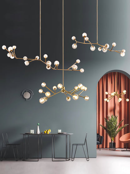 Lunaris Branch Chandelier - Modern Design, Adjustable Brightness