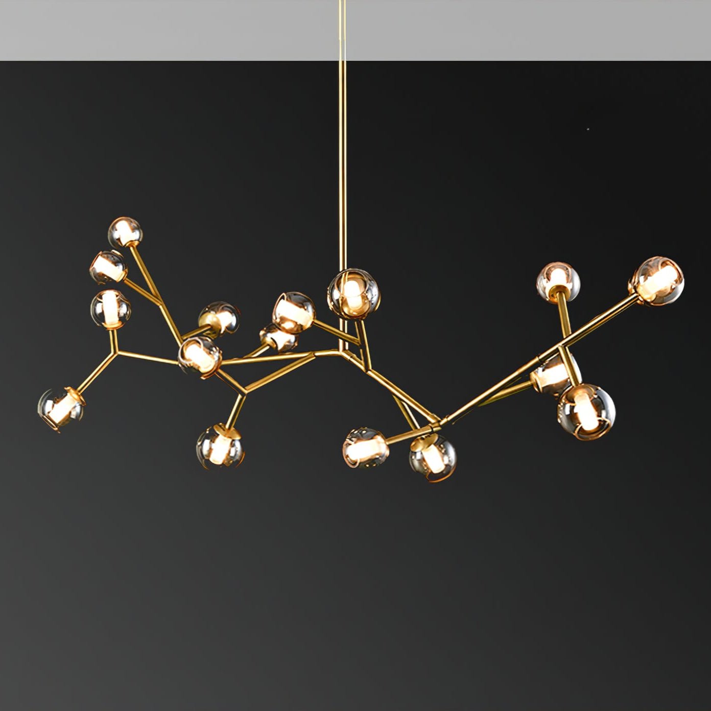 Lunaris Branch Chandelier - Modern Design, Adjustable Brightness