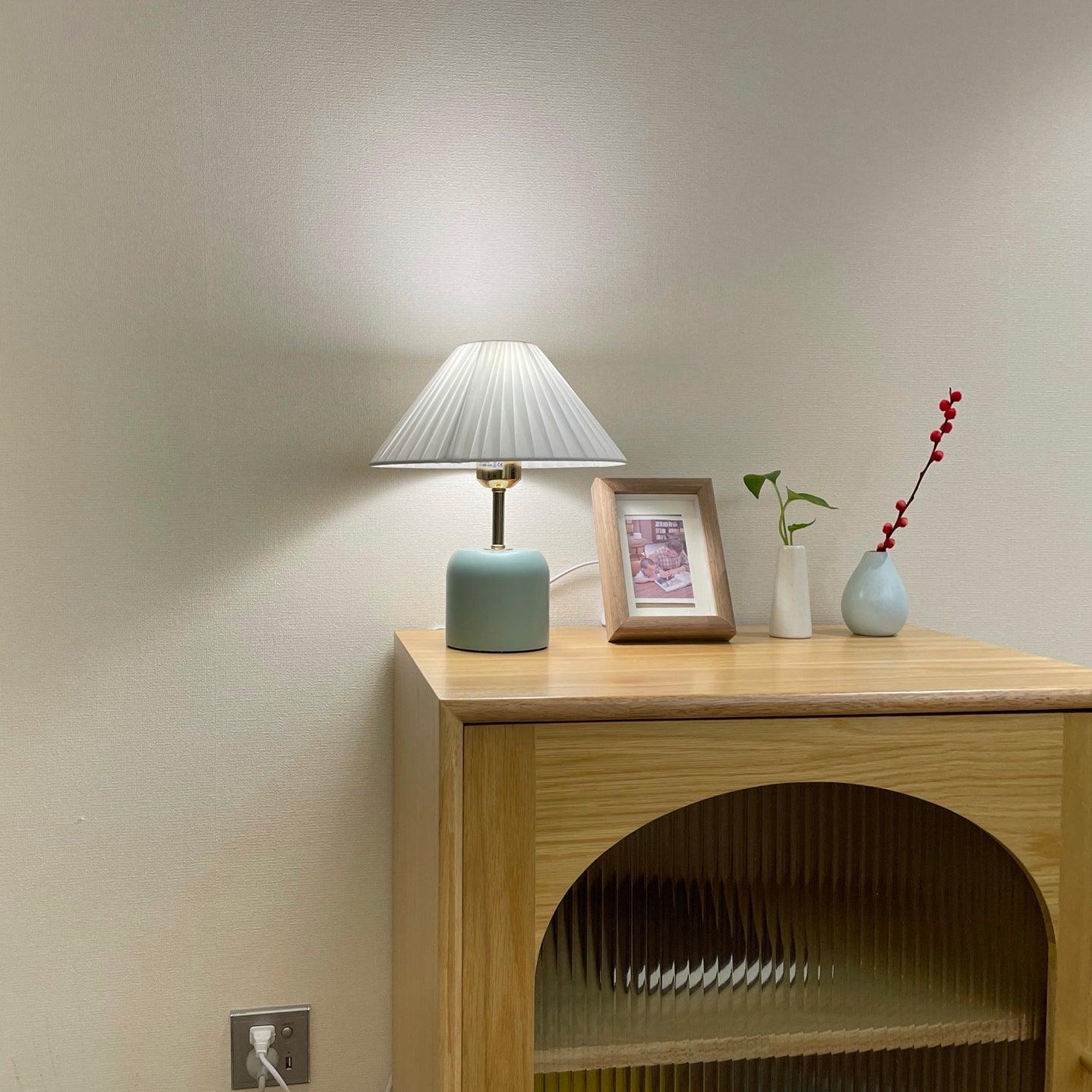 Lunitidal Professional Table Lamp with Adjustable Brightness & USB Por