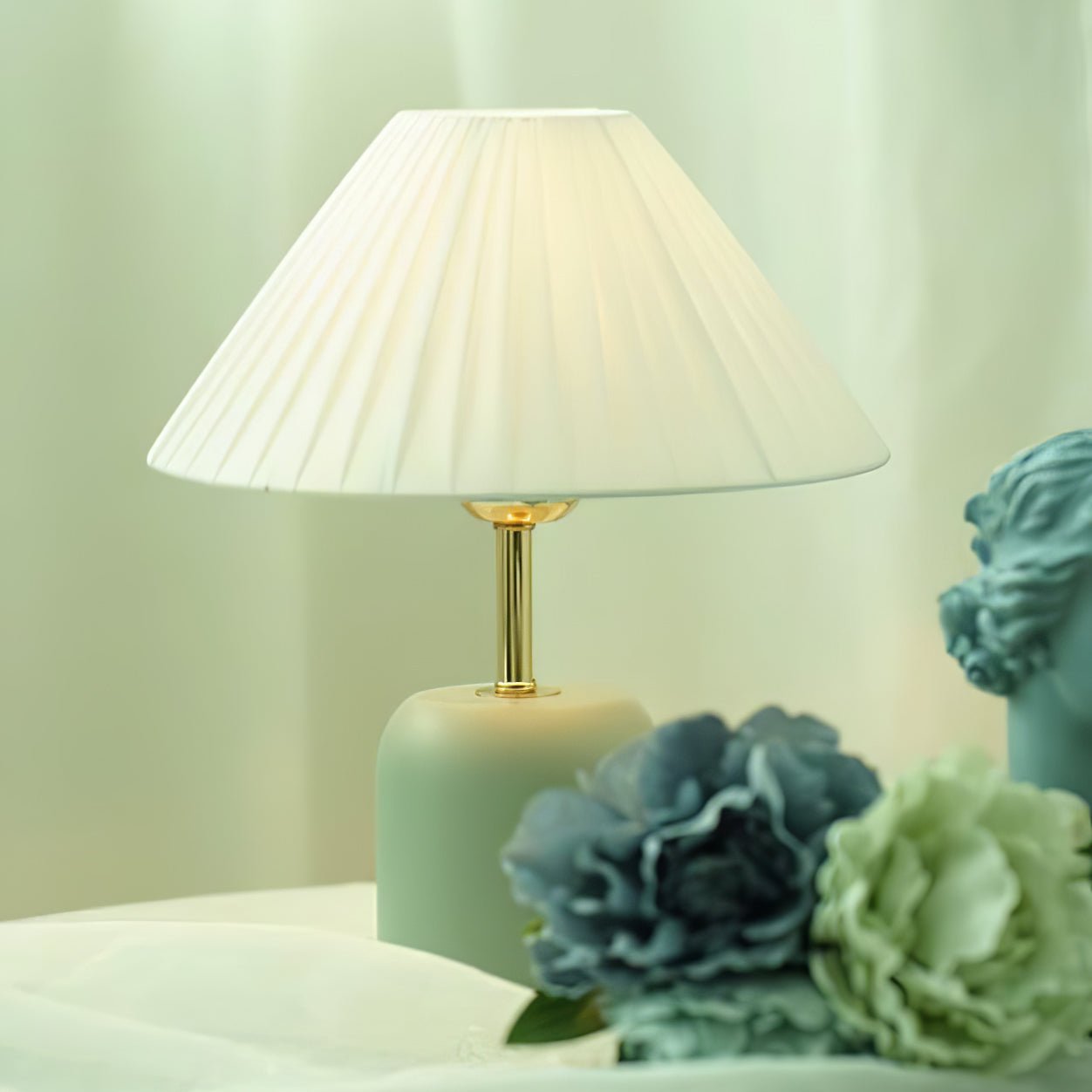 Lunitidal Professional Table Lamp with Adjustable Brightness & USB Por
