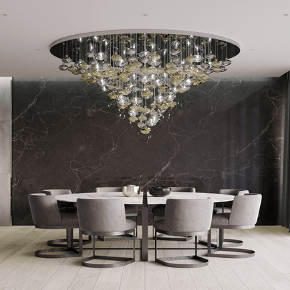 Lure Chandelier - Elegant Design with Dimmable Lighting & Energy Effic