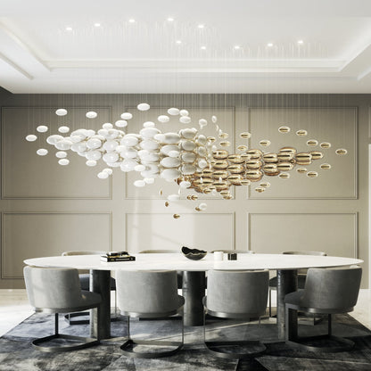 Lustre Bowl Collection Chandelier - Elegant Design, Adjustable Height